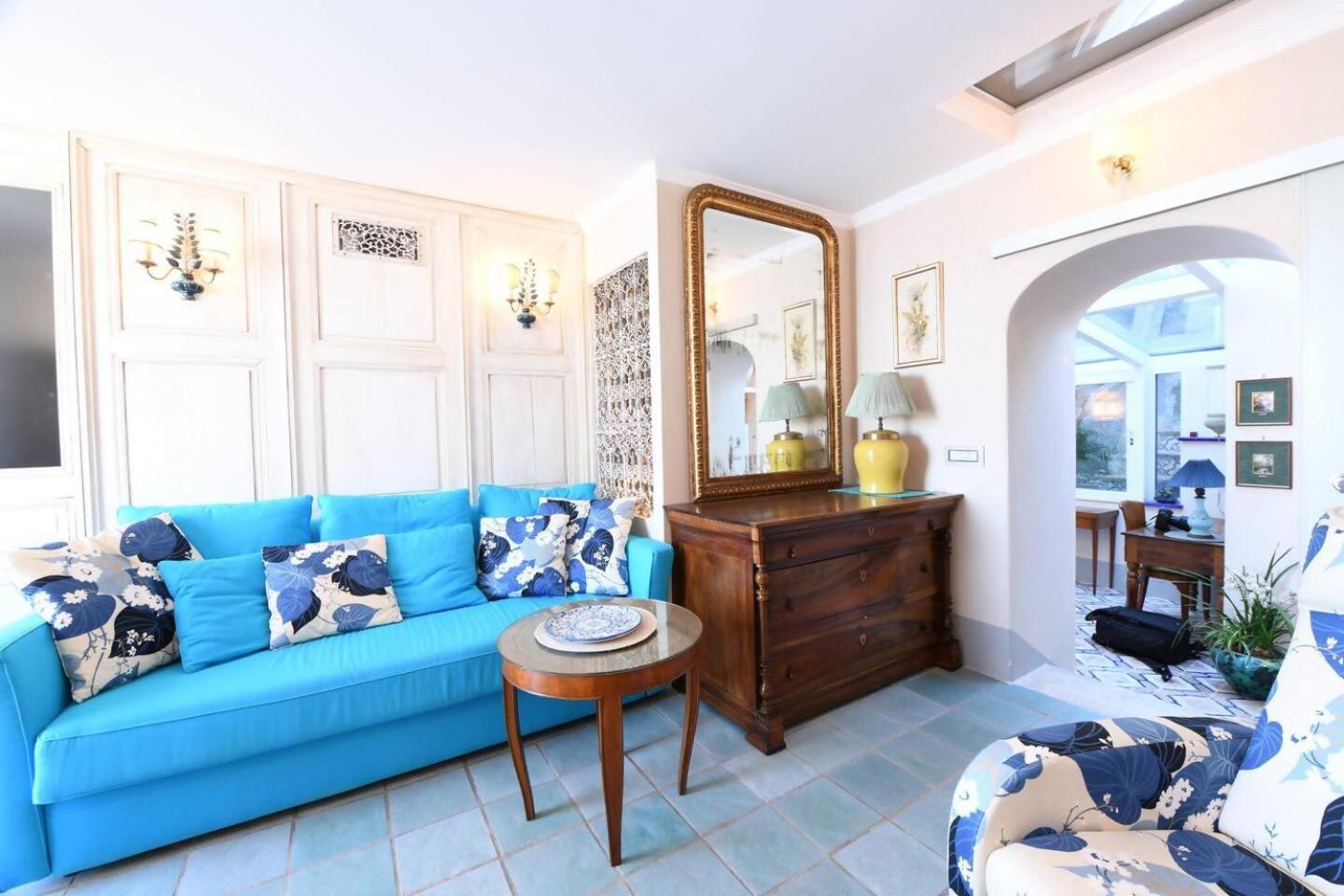 Perla Nel Blu Villa Affacciata Sul Mare Conca dei Marini Exteriör bild