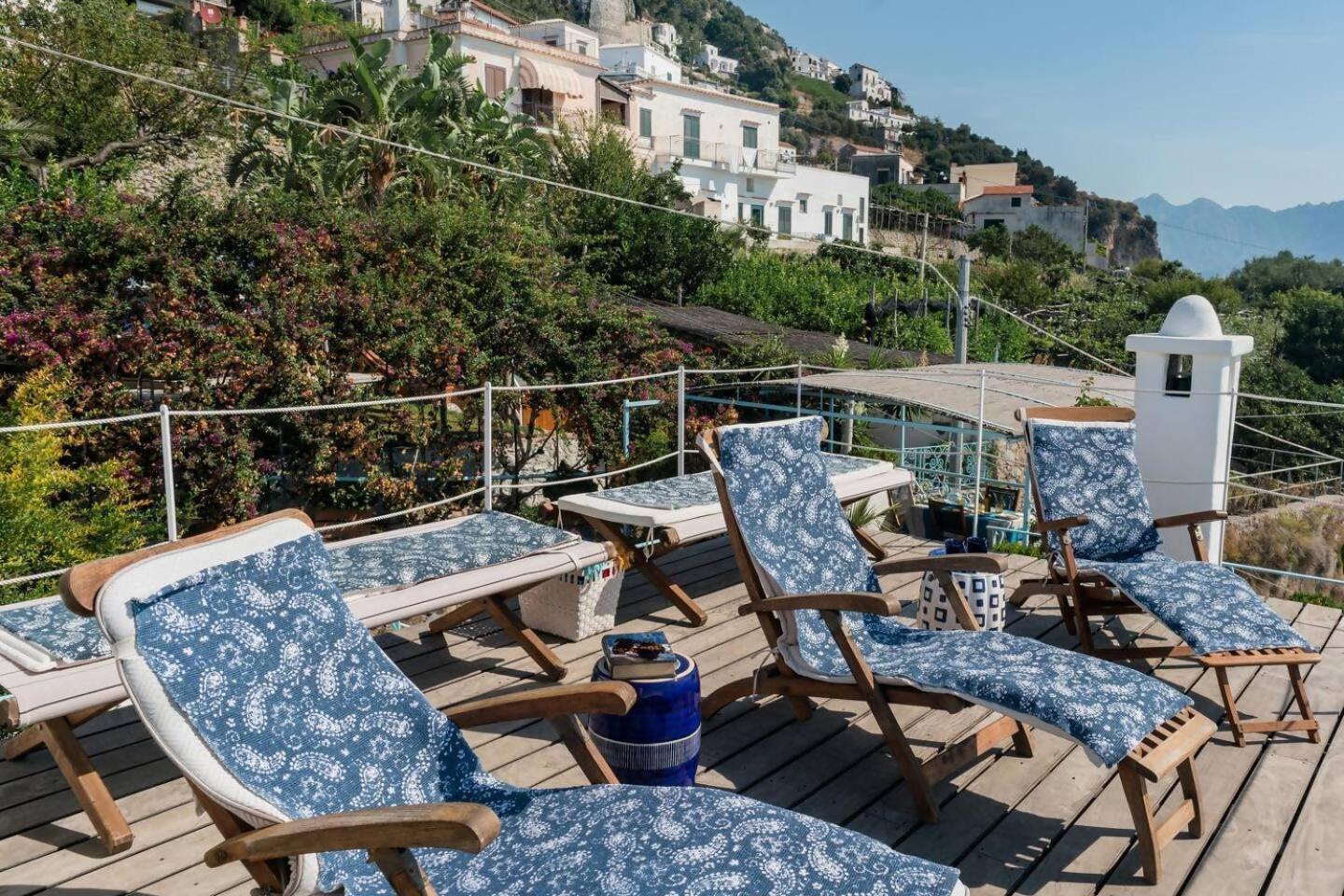 Perla Nel Blu Villa Affacciata Sul Mare Conca dei Marini Exteriör bild